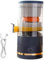 Senermter Exprimidor eléctrico de naranjas, exprimidor de separación automática - Exprimidor de Jugo de Naranja Exprimidor de Limón con Separación Automática,Contenedor de jugo portátil, licuadora