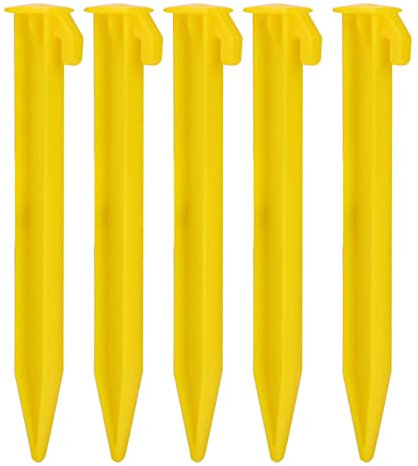 ZJchao Vis Moulues, Ancres Moulues Ancres de Tente en Nylon avec 5pcs pour Le Camping en Plein Air