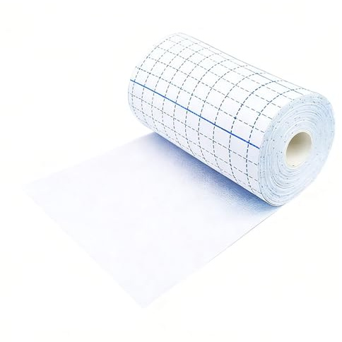 Cinta Adhesiva Médica 10 Metros - Venda Autoadhesiva de Tejido No Tejido - Blanco 10 cm de Ancho - Para Fijación de Gasas y Apósitos - Transpirable y Flexible para Uso Médico y Deportivo