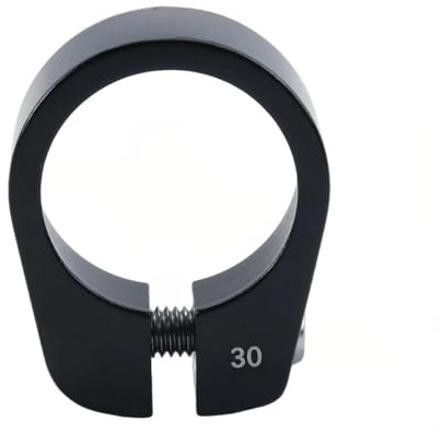 Qury Collier de tige de selle de vélo, 30 mm en alliage d'aluminium, type boulon à libération rapide pour vélo de route plié
