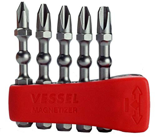 VESSEL Jeu d'embouts Impact Ball PH1, PH2, PH3 50mm Ensemble de 5 Pièces