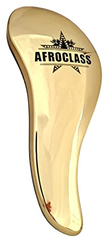 AFROCLASS - Class Detangler - Gold - brosse démêlante Dorée, brushing, coiffure,brosse a coiffer,hair brush