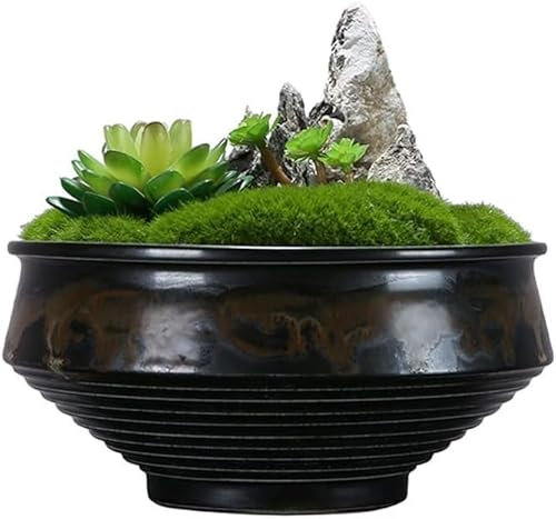 Bonsaï artificiel d'intérieur - Imitation mousse microscopique - Plante verte - Bonsaï - Décoration d'intérieur ou de bureau