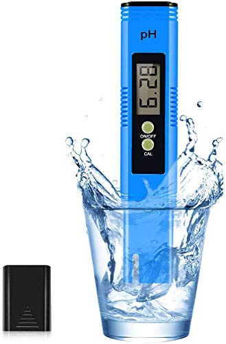 Digital pH Meter, 0.01 pH High Precision PH Tester, Water Quality Testing Pen Type for Hydroponics, Drinking Water, Swimming Pools, Aquariums