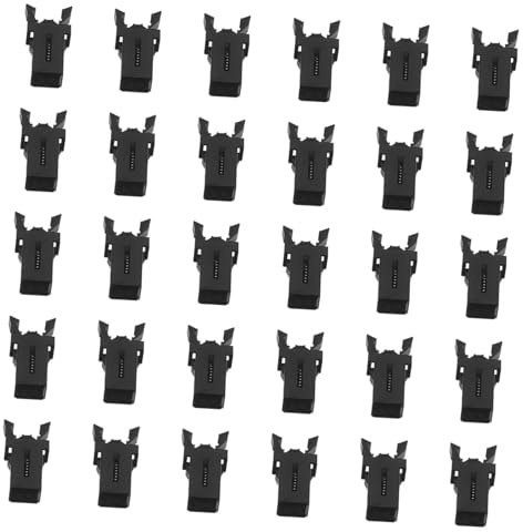 Garneck 30pezzi Fibbie Pressione Per Coperchi Di Bidoni Della Spazzatura Clip Di Chiusura Autobloccanti in Plastica Sostituzioni Di Ricambio Per Serratura Di Bloccaggio Per Bidoni Della