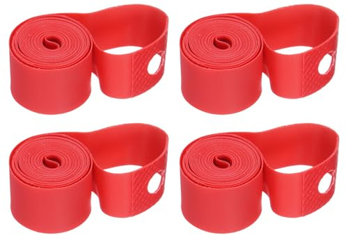 QUARKZMAN 4 Bandes Jante Vélo 22 X 20mm Protège-Jante PVC pour Pneu Vélo Bande Jante pour Chambre À Air Protège-Jante Anti-Rayures Coussin Protection pour VTT Vélo Route