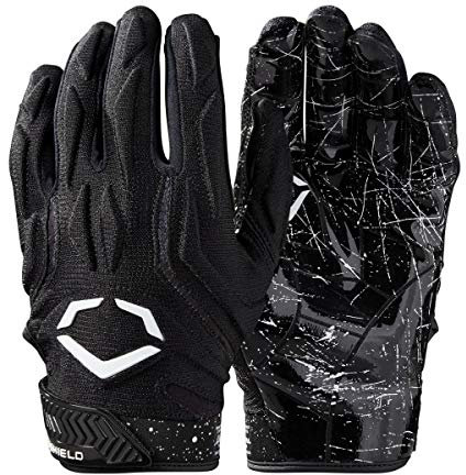 WILSON Football Handschuhe EvoShieldd Stunt Top-Padded Youth (YM)