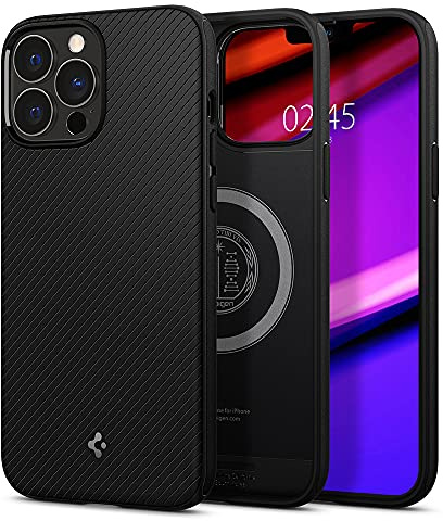 Spigen Mag Armor MagFit Case Compatible with iPhone 13 Pro Max - Matte Black