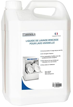 Set de 4 Abrillantador para lavavajillas 5L CL4LLRLVA5L