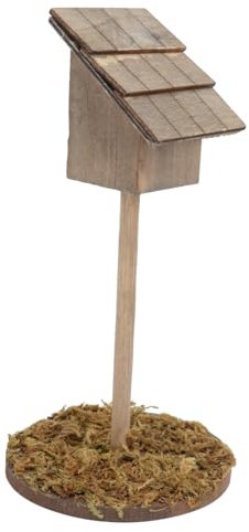 ibasenice Gartendekoration Für Draußen Miniatur-vogelhaus-pflanzgefäß Aus Edlen Materialien Gefertigt Ihre Gartendekoration