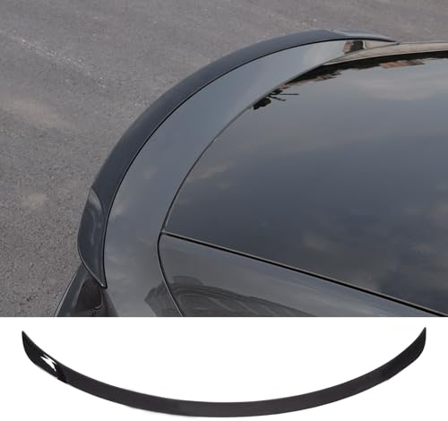 Treesiche Aileron De Coffre Arrière pour Tesla Model Y2025 Juniper，Couvercle De Lèvre De Coffre Arrière Aileron Voiture pour Tesla Model Y Juniper Accessoires (Noir Brillant)