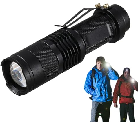 Flashlight - UV Purple 395NM Aluminum Alloy Torch | Handheld LED Light Detector | Waterproof High Brightness Lamp for Banknote, Scorpion, Cat Moss, Fluorescence Detection Use