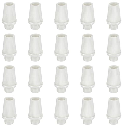 VZU 20 pezzi antitrazione per cavi, blocco cavo, antitrazione, maniglia in plastica bianca, M10, accessori per la casa per cablaggio, lampada a sospensione, plafoniera