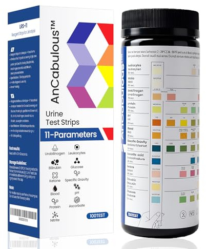 100x AnCabulous Urine Test Strips | 11-Parameter Test