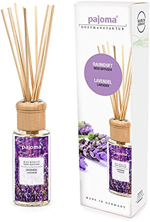 pajoma® Raumduft Diffuser Lavendel 100 ml, langlebiger Duft in dekorativer Geschenkverpackung