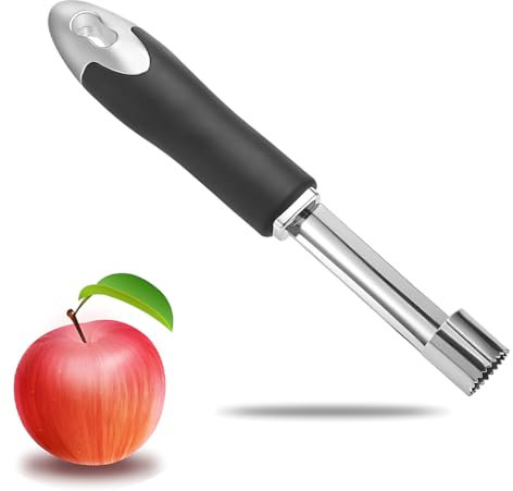 NHPY sbuccia Mela,togli torsolo Mela,levatorsoli Mela, 2 Pezzi, Resistenti e antiruggine, ergonomici, rimuovono Il torsolo di Frutta e meloni, Adatti per l'uso in Cucina