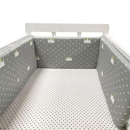 Aocase Umrandung Babybett Weiche Bettumrandung Babybett Bettumrandung Babybett Babybett Nestchen Bettumrandung Gitterbett Umrandung Gepolstert Nestchen Babybett Umrandung 360,No12,200cm