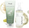 Heartleaf Pore Cleansing Foam 150ml+Heartleaf Pore Control Cleansing Oil 100 ml,Quercetin Heartleaf Facial Cleanser Reduce Pore Toner Deep Cleanseing