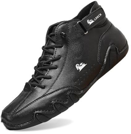 Alpaca Chaussures pieds nus pour homme - Chaussures ergonomiques - Unsexe - Imperméables - Soulagement de la douleur - En cuir - Chaussures pieds nus pour femme, Noir , 40 EU Large