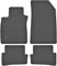 Motohobby Gummimatten Satz für Renault Clio III (2005-2012) / Clio IV (ab 2012) - Passgenau, Schwarz, Gummi, 80 cm x 6 cm x 2 cm