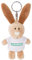 NICI 44713 Schlüsselanhänger Hase mit T-Shirt Glückspilz 10cm