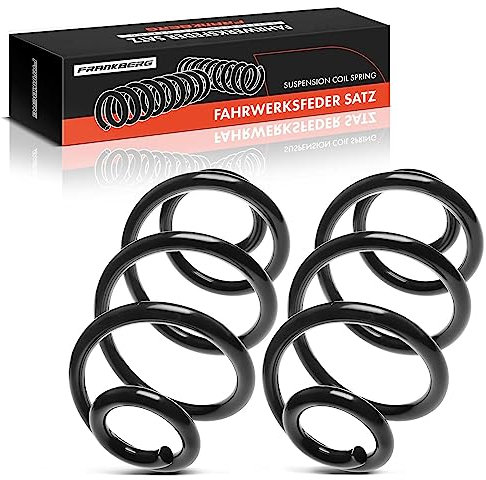 Frankberg 2x Federn Fahrwerksfeder Hinterachse Kompatibel mit Clio III 2005-2014 Clio III Grandtour 2007-2012 Modus/Grand Modus 2004-Heute Replace# 8200341248