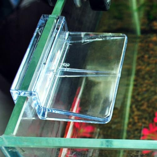 SPORTARC 16 clips de cubierta de vidrio para peceras, soporte de cubierta de acuario, soportes de tapa de acuario, clips de acrílico transparente para tapa de acuario (10 mm)