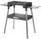 WMF Lono Grill Standfuß, 92,7 x 75,0 x 43,8 cm, stabil und sicher, klappbare Seitenablagen, kompatibel mit dem Lono Master Grill und dem Lono Tischgrill flach und gerippt, Cromargan, schwarz/silber