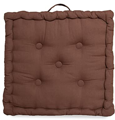 INSAFIANS Luxury 4-Inch Thick Armchair Booster Cushion Soft Touch Seat Pad for Elderly Post-Operative Pregnancy Support (Chocolate)