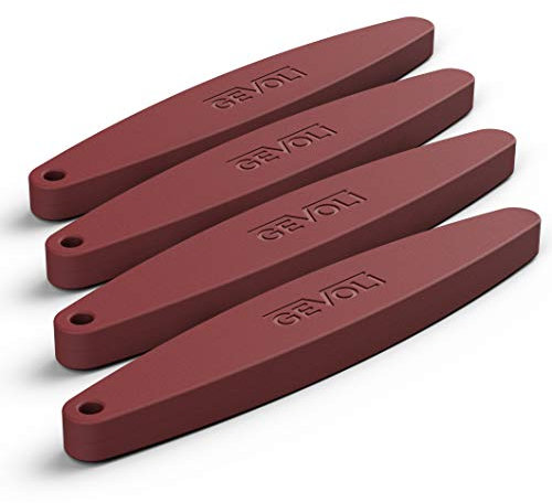 Gevoli Sous Vide Weights, 4 Pack (Stain-Proof) Immersion Cooker Bag Weights - Improved Food Submersion vs Racks - Safe Food Grade BPA Free Silicone