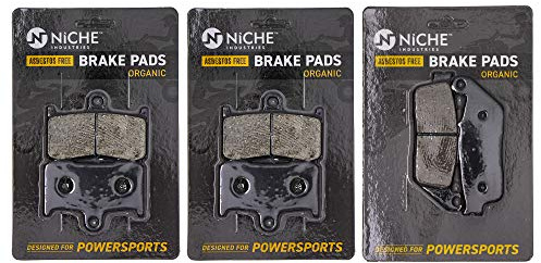 NICHE Front Rear Brake Pad Set for Victory 2204196 2203679 Organic