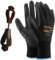 FUZZIO 24 Paar Arbeitshandschuhe Herren Gr 8, Mechaniker Handschuhe, Gartenhandschuhe Herren, Arbeitshandschuhe Damen, Montagehandschuhe Herren, Polyurethan Beschichtung mit Handschuhclip