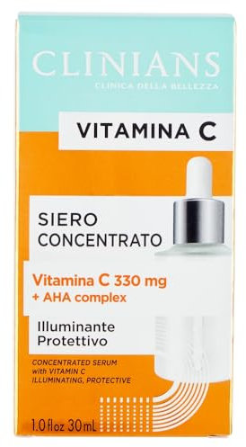 CLINIANS Vitamin C Konzentriertes Serum, Dermatologisch Getestet, Made in Italy, 30 ml