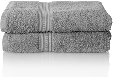 Glart Premium frottéhandduksset, frottéserie i 6 färger och 5 storlekar, färg: Platinggrå, 2 x duschhanddukar 70 x 140 cm