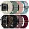 chinbersky 8 Stück Elastisches Nylon Loop Armband Kompatibel mit Apple Watch Armband 49mm 45mm 44mm 42mm 46mm,Stoff Verstellbares Dehnbare Ersatzband für iWatch Ultra Series 10/9/8/7/6/5/4/3/2/1/SE