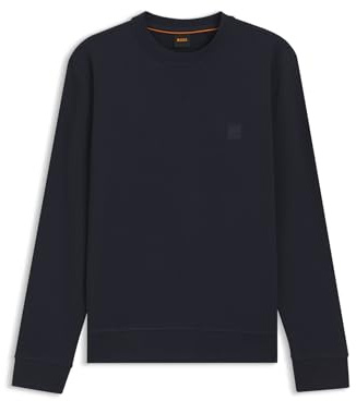 BOSS Mens Westart Crew Sweatshirt, Premium Cotton Long