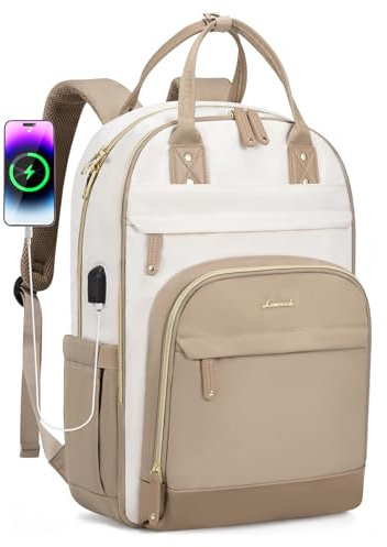 LOVEVOOK Backpack Womens, Waterproof 17 inch Laptop Rucksack Bag for Women
