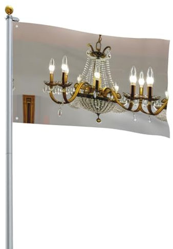 Drapeau de jardin décoratif d'hiver pour décoration de salle de bal - Décoration extérieure - Simple face