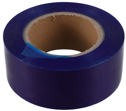 Película Protectora de Llantas Pe Azul, 1 Rollo para Rueda de Coche | Adhesión Fuerte, Instalación Fácil, Protege el Borde durante Montaje, Compatible Bujes y Ruedas de Automóvil