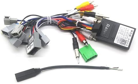 Strpump 16pin Car Radio Stereo Power Retrofit Harness Cable Wire for Honda Civic 1.5T 16-20 CRV 17-22 Breeze 2020+Canbus Box Antenna USB Adapter High Trim Support OEM Camera