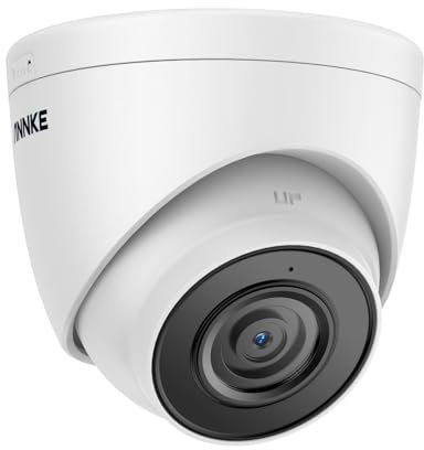 ANNKE 3K Caméra de Surveillance Extérieure PoE avec Détection de Personnes/Véhicule, 3K Caméra de Sécurité IP avec IP67 Étanche, Enregistrement Audio, EXIR 2.0 Vision Nocturne