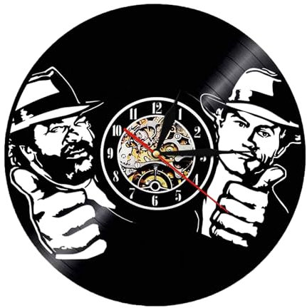 Vinyl Record Wall Clock Ultra Silent Wanduhr Schallplattenuhr Decor Home Decorative 3D Design Wanduhr für Wohnzimmer Schlafzimmer Restaurant 30 cm