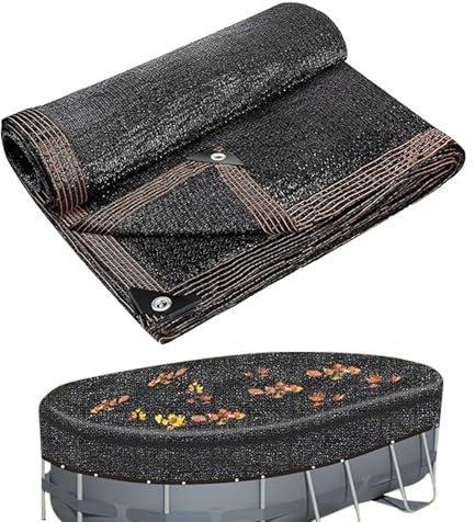 Copertura in rete per piscina, rete di protezione per piscina, rete a foglie per piscina, rete anti foglie, per piscine sepolte e fuori terra, telo per piscina anti-foglie