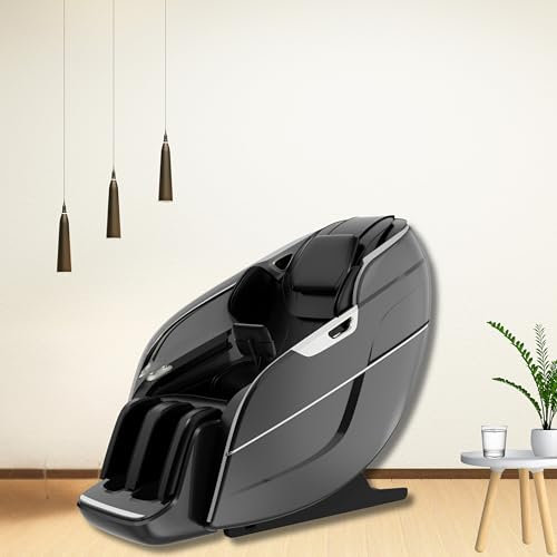 Sanotechnik Elegance Massagesessel - Zero Gravity Funktion, modernes Chair-Design in Schwarz mit 3D-Massage, Bluetooth, Heizung & Luftkompressionsmassage für Wohnzimmer