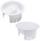 GANYKQ Bouchons anti-poussière, anti-éclaboussures, anti-fuite, pour carafe de bistro, verre, eau, plastique, couvercles