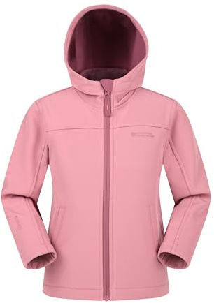 Mountain Warehouse Exodus Kids Softshell Jacket Light Pink 13y