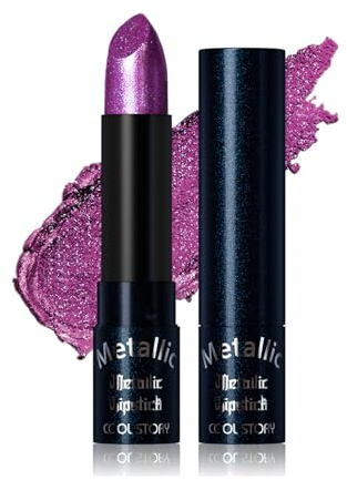 Set di rossetti liquidi luccicanti glitterati per labbra, olio per labbra, lucentezza sciroppata, durevole, idratante, alta lucentezza, labbra, viola 1