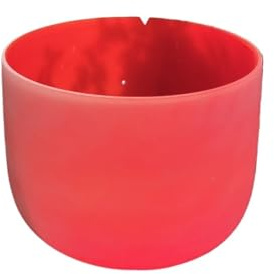 Sonorakristallskål 8 tum 432 HZ satin kvarts kristall klangskål not C# för badrum yoga med ljudterapi(440HZ)