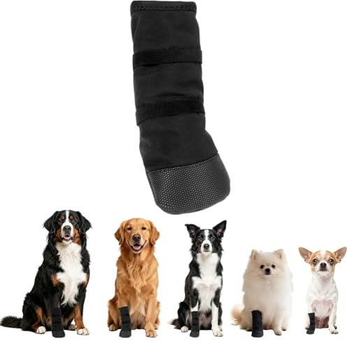 OSDUE Dog Boots Paw Protector,1PC Breathable Dog Socks to Prevent Licking Paws, Adjustable Non-Slip Shoes for Injured Paws, Paw Protectors for Indoor Outdoor Walking