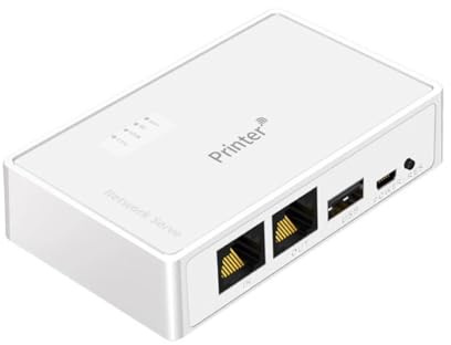 Janasiba Server di Stampa di Rete Wireless USB, Stampante, Dispositivo USB Condiviso, Condivisione Computer, Condivisione Stampa, Server di Stampa RJ45